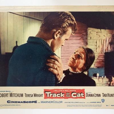 Track of the Cat original 1954 vintage lobby card