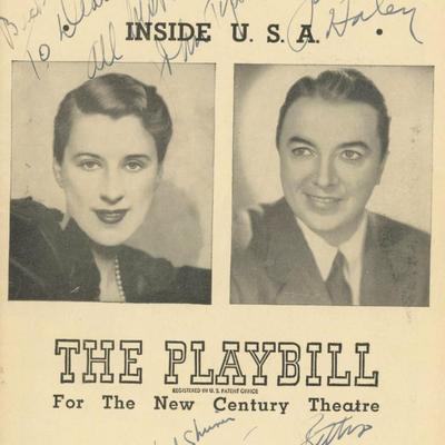 Jack Haley signed Playbill Magazine. GFA Authenticated