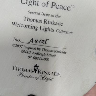 Light Of Peace Thomas Kinkade Welcoming Lights Collection