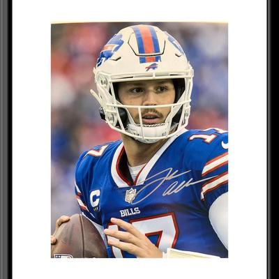 Buffalo Bills Quarterback Josh Allen signed photo. GFA Authenticated