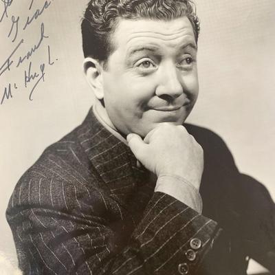 Frank McHugh signed photo