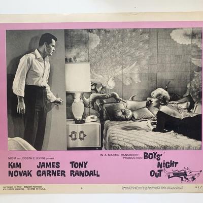 Boys Night Out original 1962 vintage lobby card