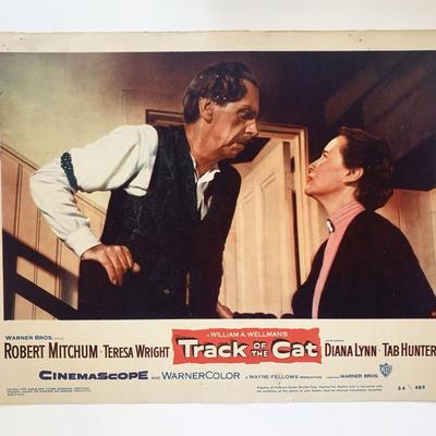 Track of the Cat original 1954 vintage lobby card