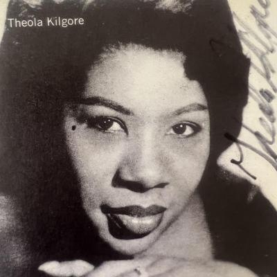 Theola Kilmore signed photo 