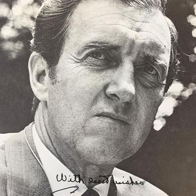 Edmund Muskie signed photo