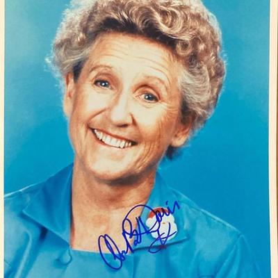 Ann B. Davis Signed Photo