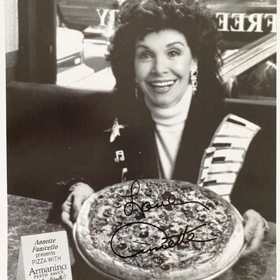 Annette Funicello signed photo