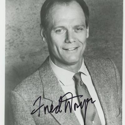 Fred Dryer signed photo