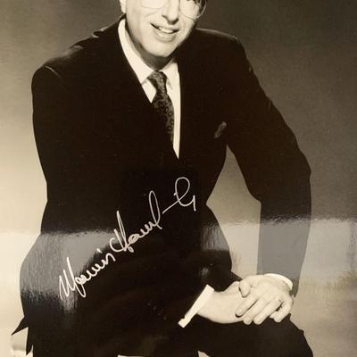 Composer Marvin Hamlisch signed photo
