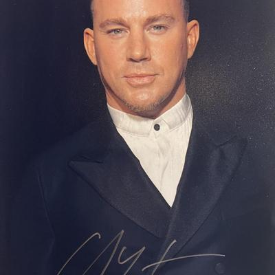 Channing Tatum signed photo