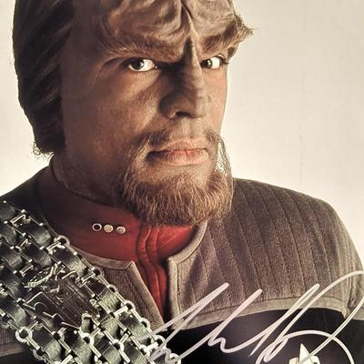 Star Trek Michael Dorn signed photo
