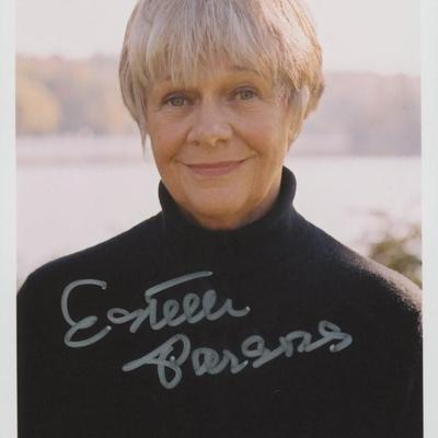 Bonnie and Clyde Estelle Parsons signed photo