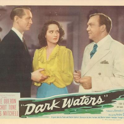 Dark Waters 1944 original vintage lobby card
