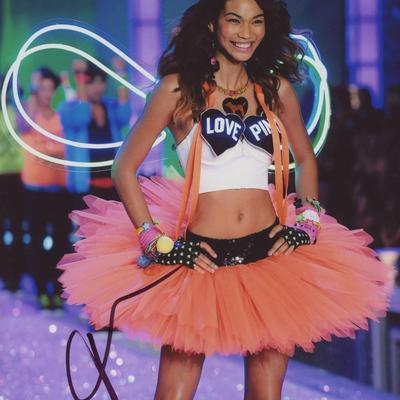 Chanel Iman signed photo
