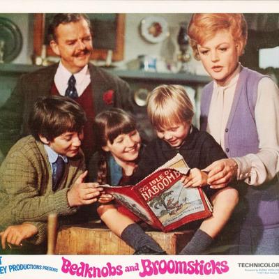 Bedknobs and Broomsticks 1971 original vintage lobby card