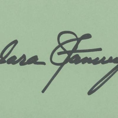 Barbara Stanwyck signature cut