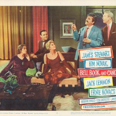 Bell, Book and Candle 1958 original vintage lobby card