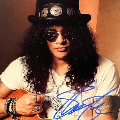 Guns N' Roses Slash signed photo