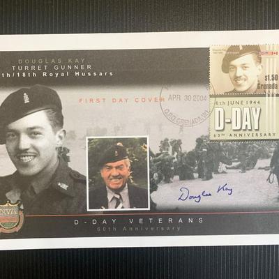 Douglas Kay signed first day cover