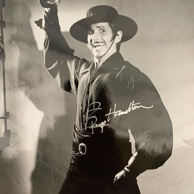 George Hamilton signed photo