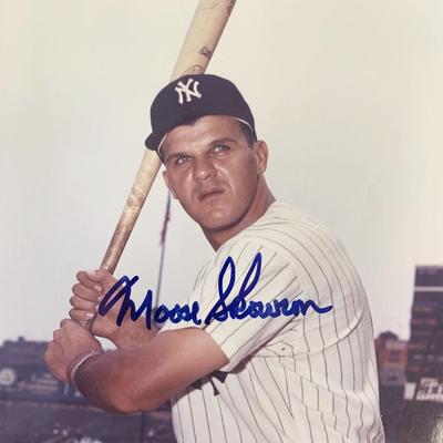 NY Yankees Moose Skowron signed photo