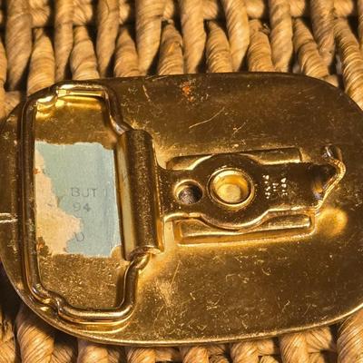Cowboy on a Bucking Bronc Belt Buckle