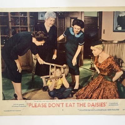 Please Don't Eat the Daisies original 1960 vintage lobby card