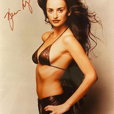Penélope Cruz Signed Photo