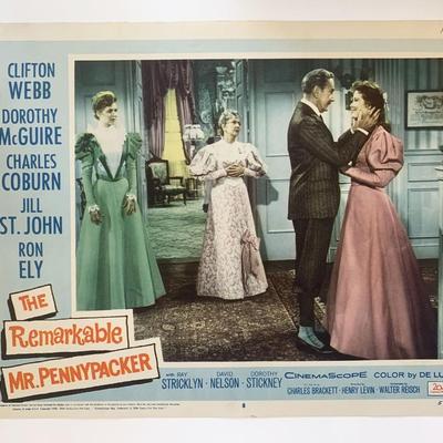The Remarkable Mr. Pennypacker original 1959 vintage lobby card