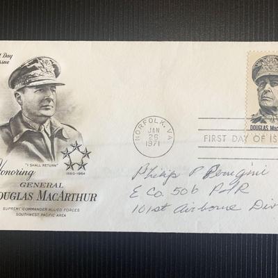 Philip Perugini signed first day cover