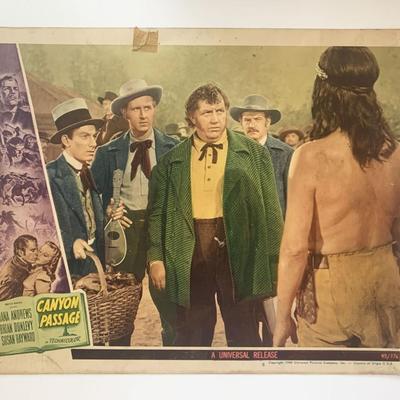 Canyon Passage original 1946 vintage lobby card