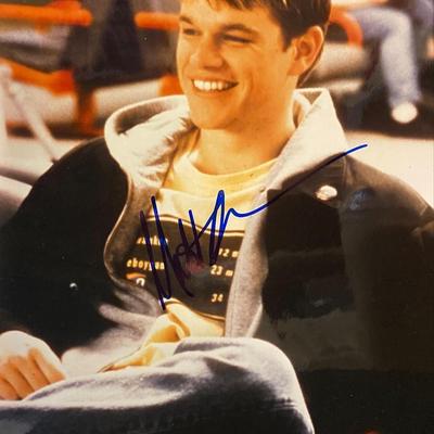 Dogma Matt Damon Signed Movie Photo
