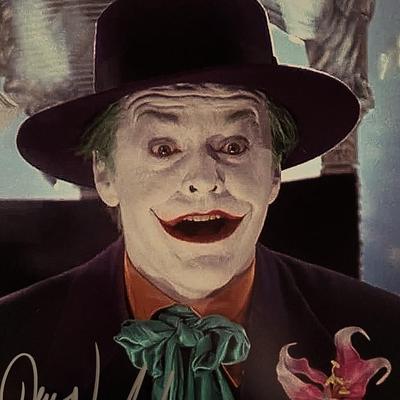 Batman Jack Nicholson signed photo 