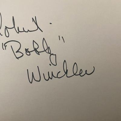 Robert "Bobby"  Winkler Signature 