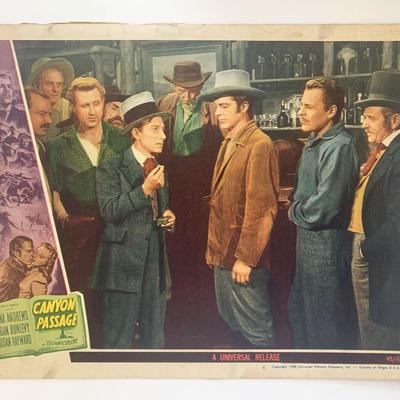 Canyon Passage original 1946 vintage lobby card