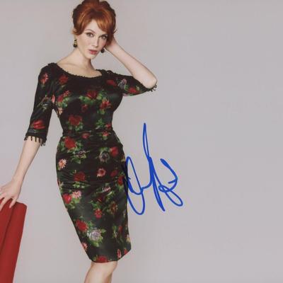 Mad Men Christina Hendricks signed photo