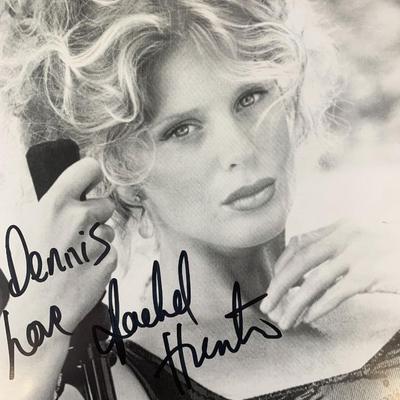 Supermodel Rachel Hunter signed photo