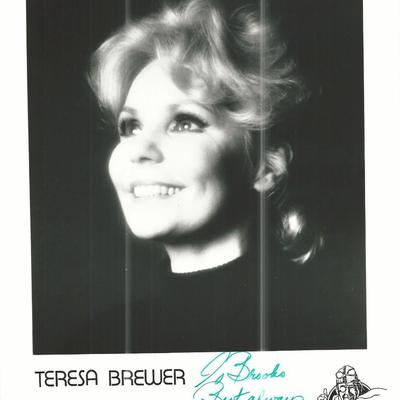 Teresa Brewer signed photo