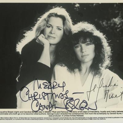 Rich and Famous Jaqueline Bisset and Candice Bergen signed movie photo