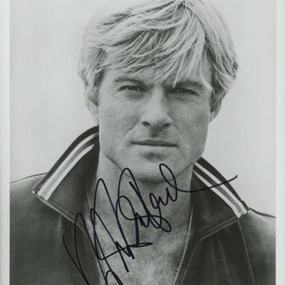 Robert Redford signed movie photo. GFA Authenticated