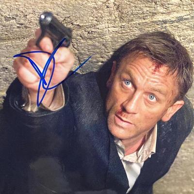 James Bond Daniel Craig Signed Movie Photo