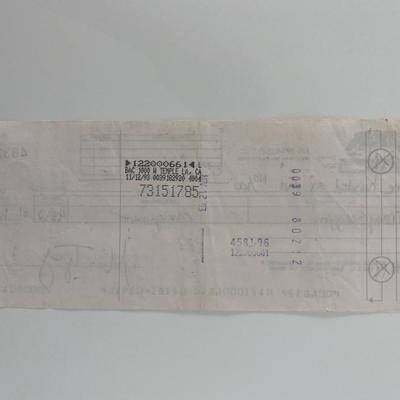 Tracy Scoggins signed check