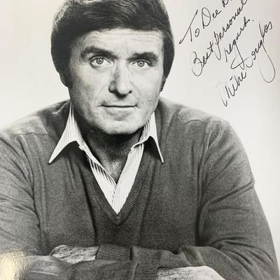 Mike Douglas signed photo