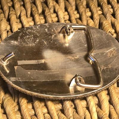 Horse Head and Floral Belt Buckle