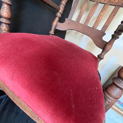 Antique oak rocker