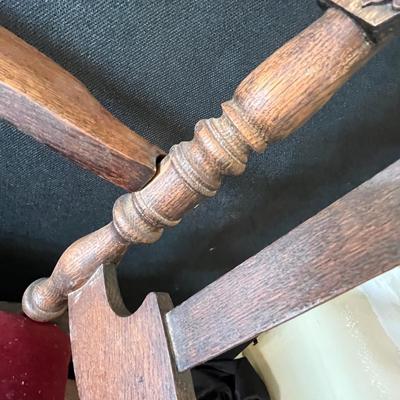Antique oak rocker