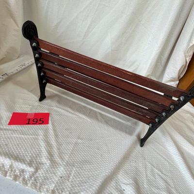 Doll park bench