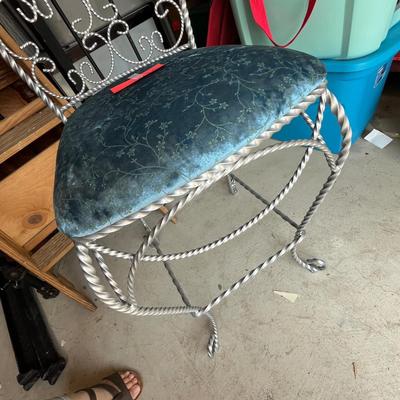 Metal side chair