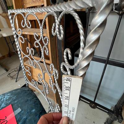 Metal side chair