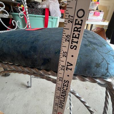 Metal side chair